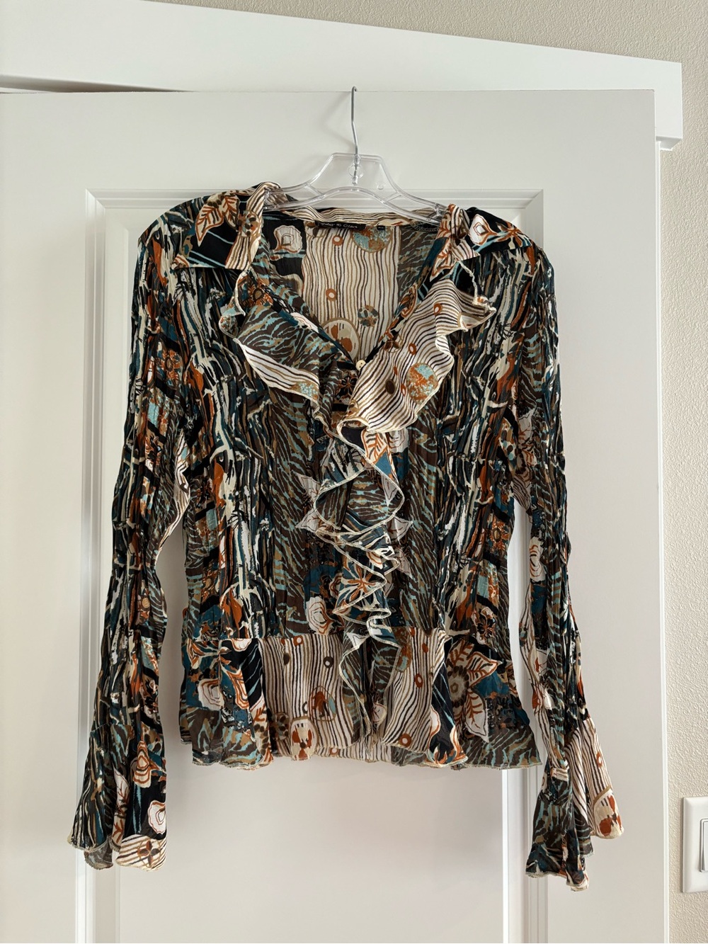 Ruffled Vintage Top